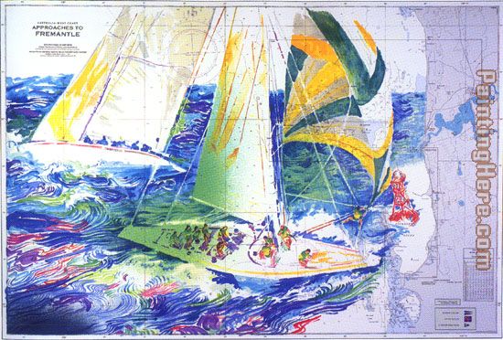 Leroy Neiman America's Cup Australia